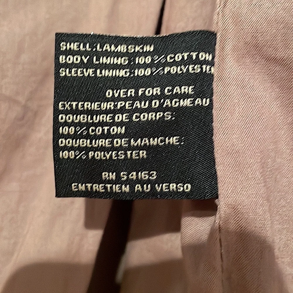 Cole Haan Mens Leather-Lambskin Jacket. Never Worn NWOT. Size XL.  Super Soft.